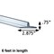 Azar Displays 72"L x 2.875"W x 0.75"H T-Strip Sign Holder, PK5 600072 - alternate 2